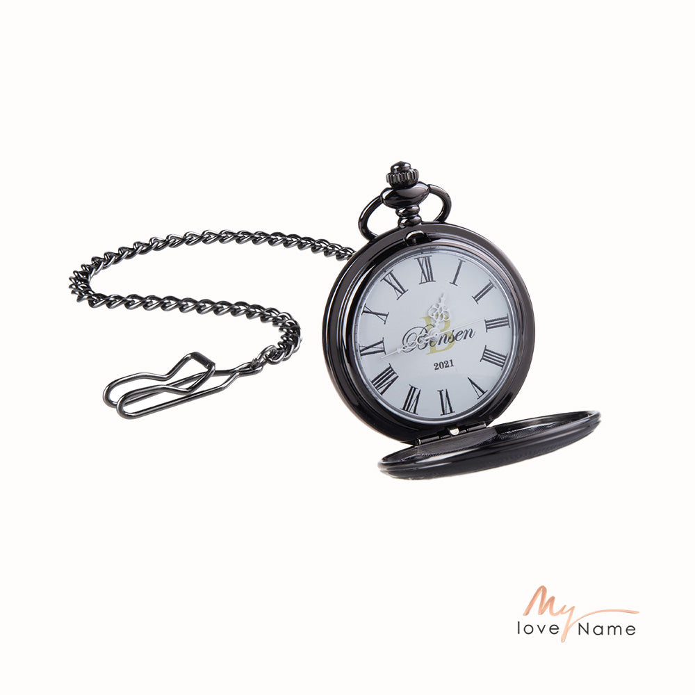 Custom Letter Pocket Watch