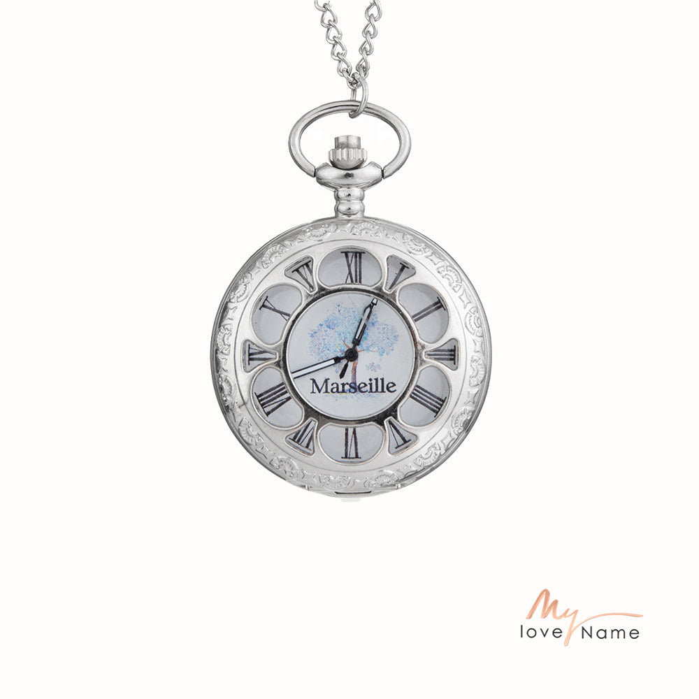 Custom Letter Pocket Watch