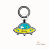 Personalized Silica Gel Spacecraft Dog Tag
