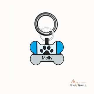 Personalized Silica Gel Bone Dog Tag