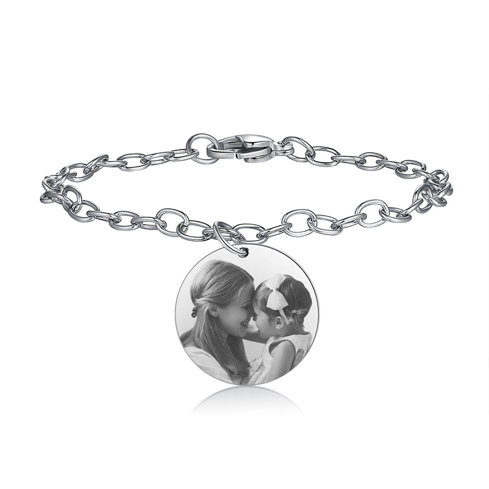 Stainless Steel Customized Photo Bracelet