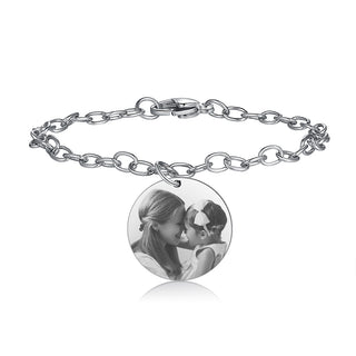 Stainless Steel Customized Photo Bracelet