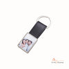 Custom Photo Leather Keychain