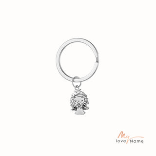 Custom Name Girl Doll Keychain