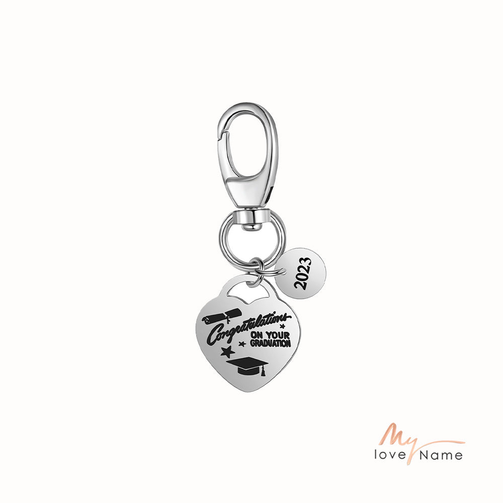 Custom Graduation Keychain with Box