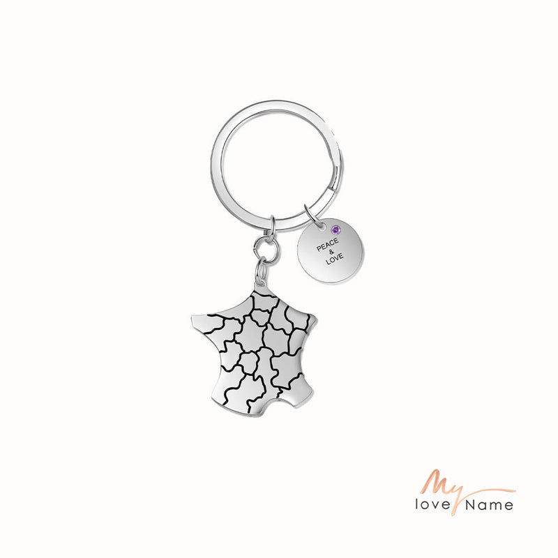 Stainless Steel Custom Keychain