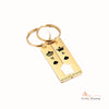 Custom Stainless Steel Couple Keychain
