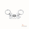 Custom Puzzle Couple Keychain