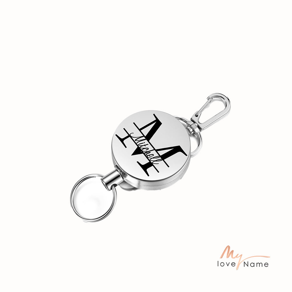 Custom Name Stainless Steel Keychain
