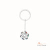 Copper Baby Feet Keychain
