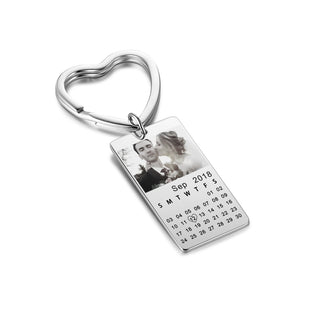 Custom Heart Shape Key Chain