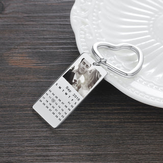 Custom Heart Shape Key Chain