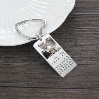 Custom Heart Shape Key Chain