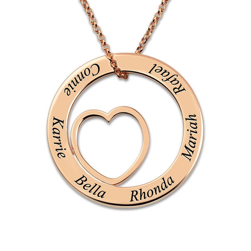 Personalized Heart Necklace