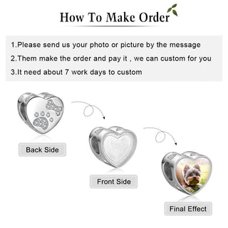 Custom Photo Bracelet Charm
