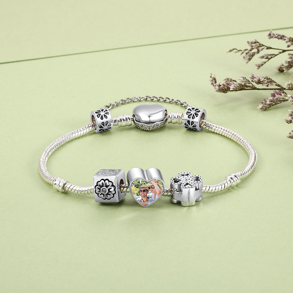 Custom Photo Bracelet Charm AS101920
