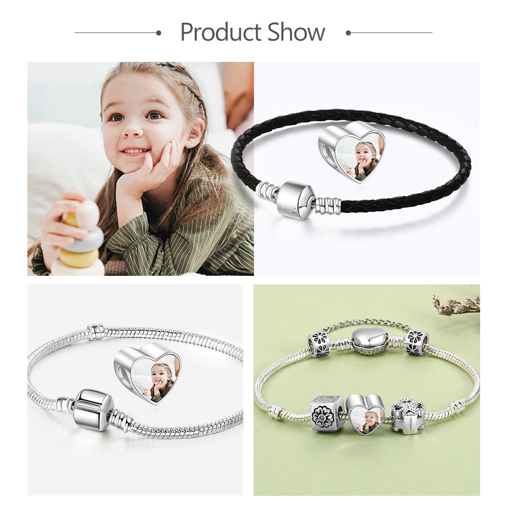 Custom Photo Bracelet Charm