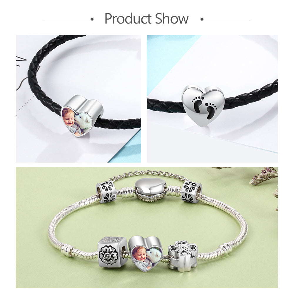 Custom Photo Bracelet Charm