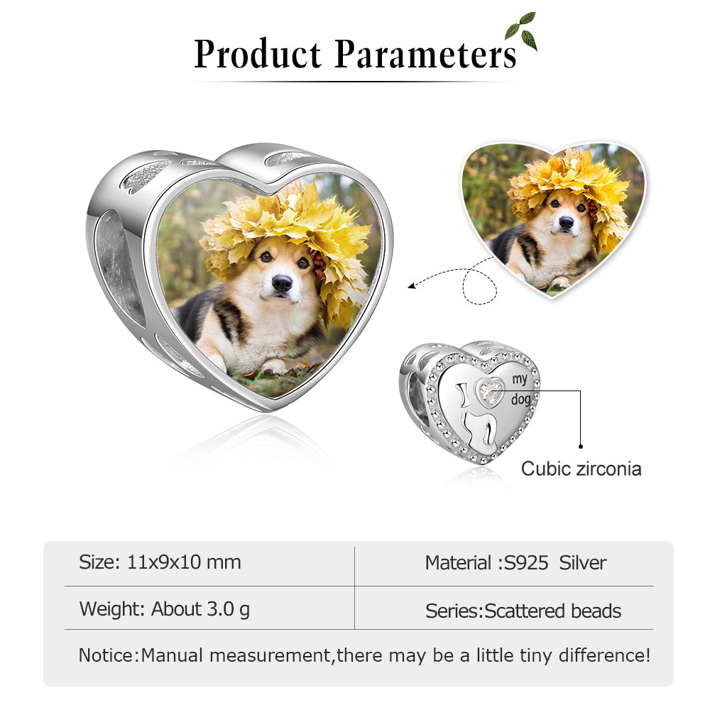 Custom Photo Bracelet Charm