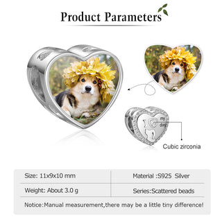 Custom Photo Bracelet Charm