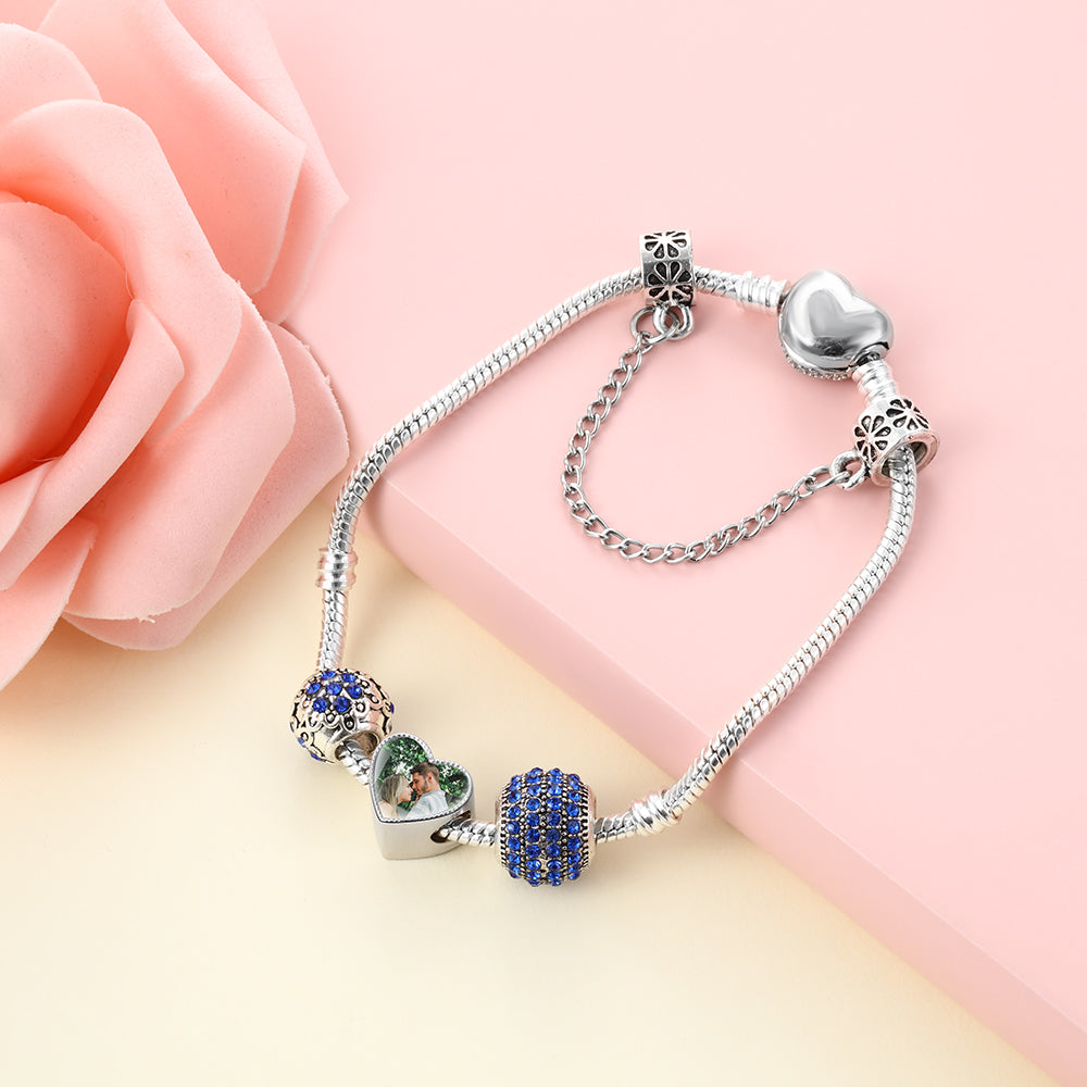 Custom Photo Bracelet Charm
