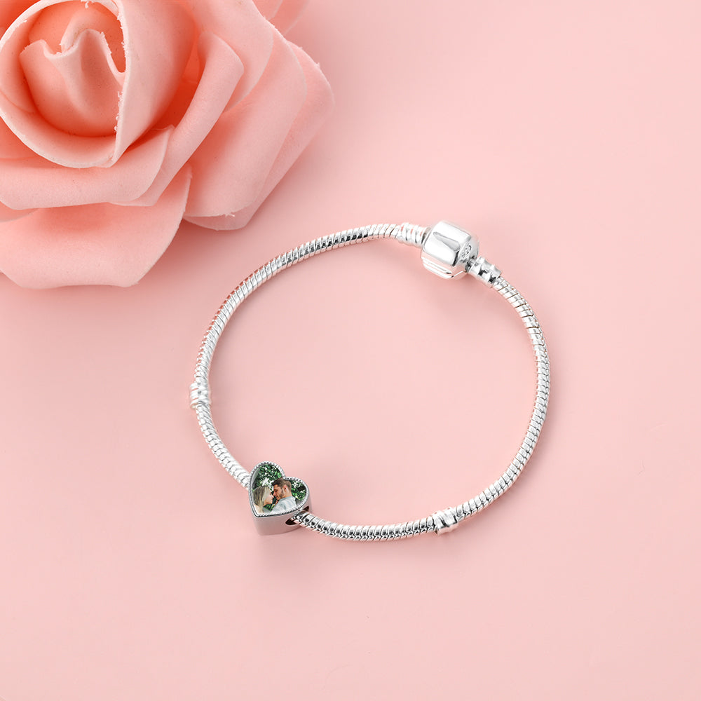 Custom Photo Bracelet Charm