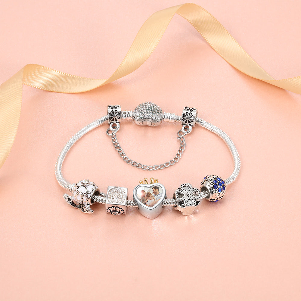 Custom Photo Bracelet Charm AS101959