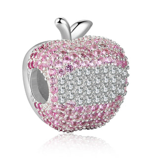 Custom Photo Apple Shape Bracelet Charm