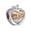 Custom Photo Apple Shape Bracelet Charm
