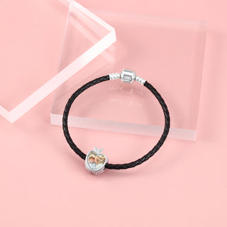 Custom Photo Apple Shape Bracelet Charm