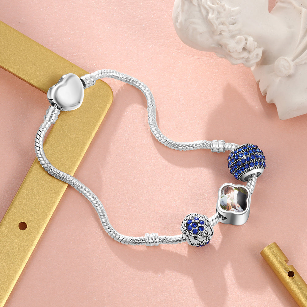Custom Photo Bracelet Charm