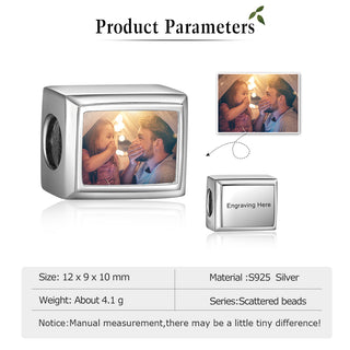 Custom Photo Bracelet Charm