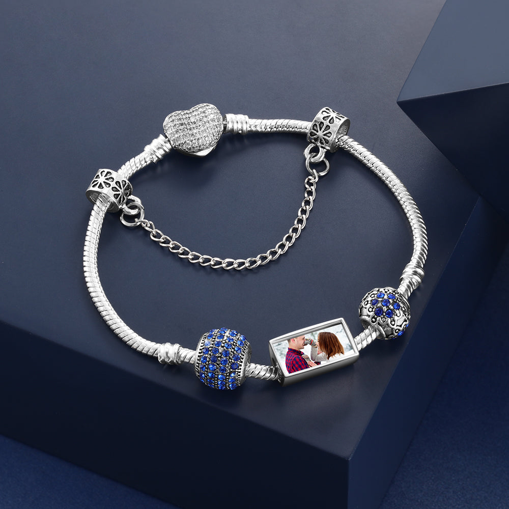 Custom Photo Bracelet Charm