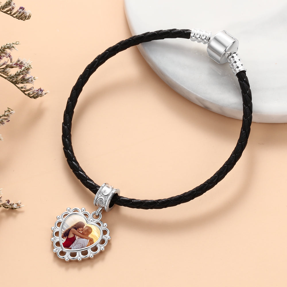 Custom Photo Bracelet Charm