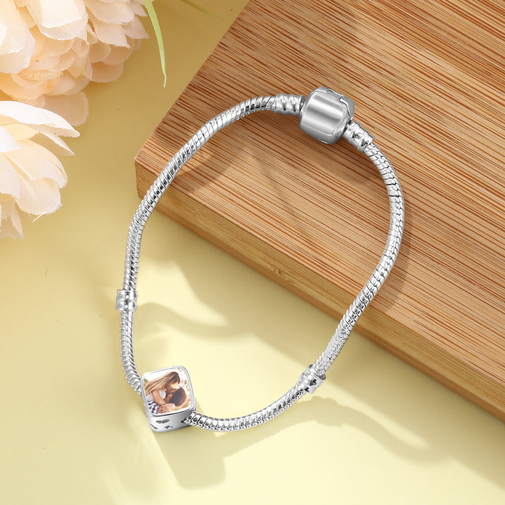 Custom Photo Bracelet Charm AS102027