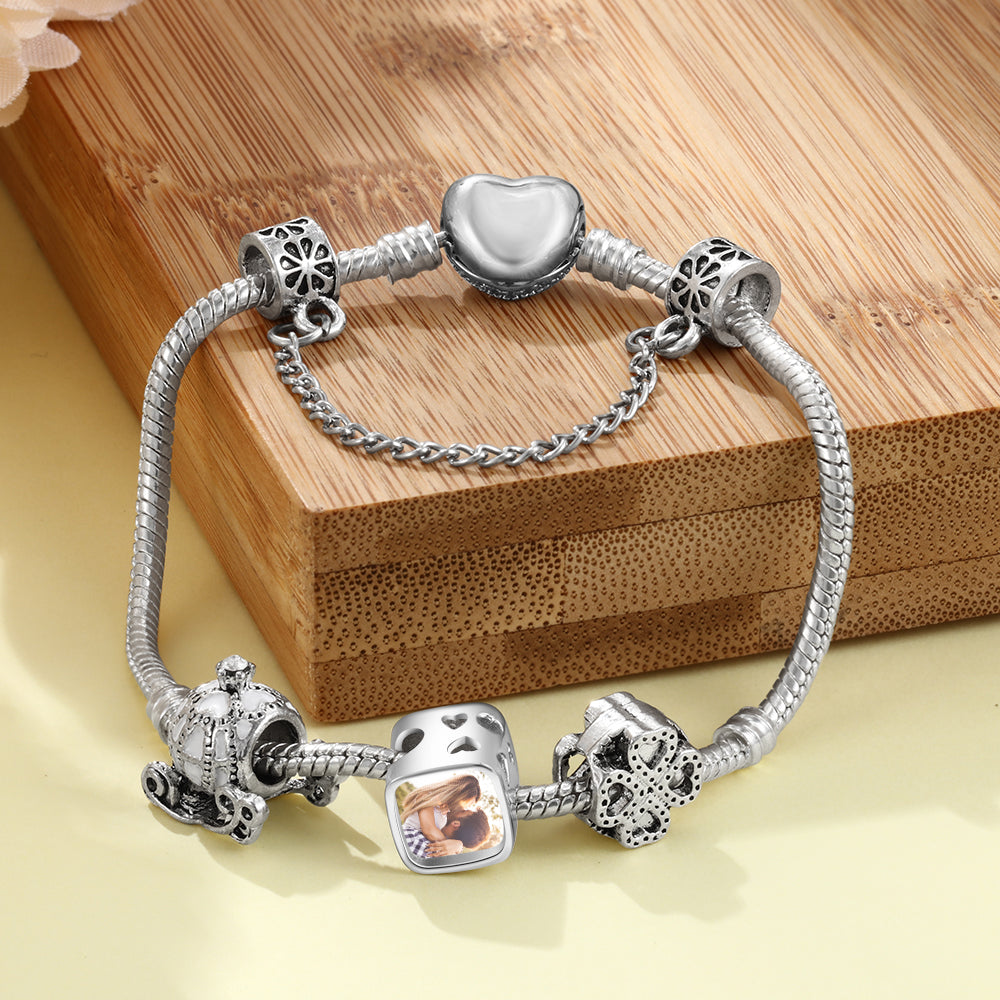 Custom Photo Bracelet Charm AS102027