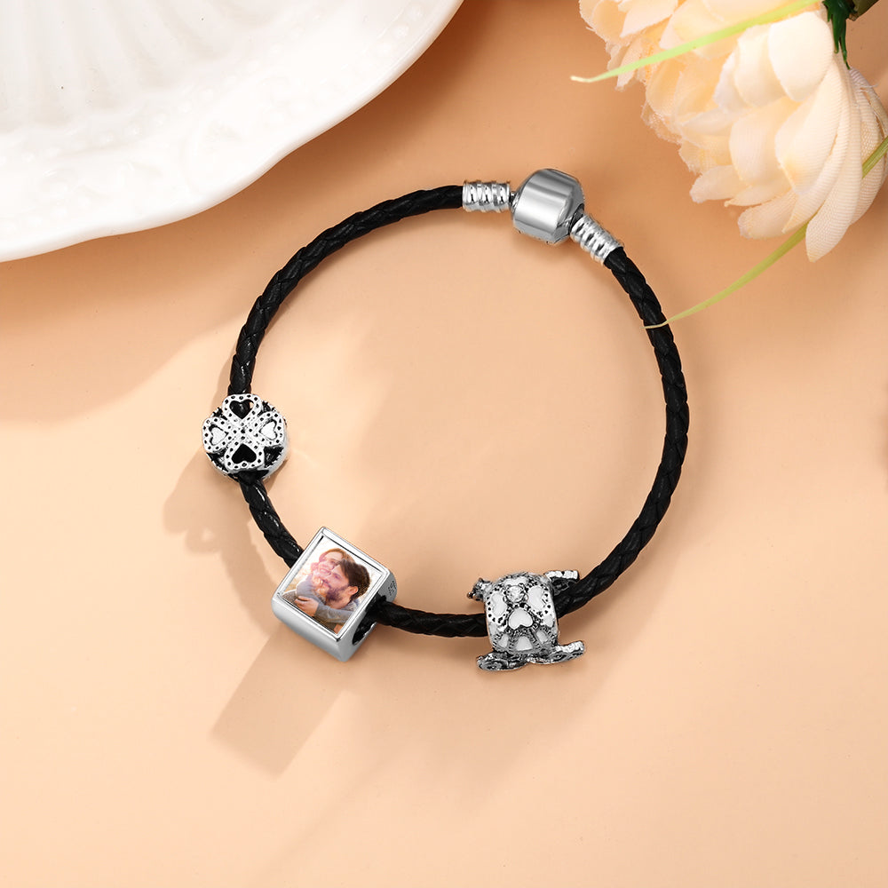 Custom Photo Bracelet Charm