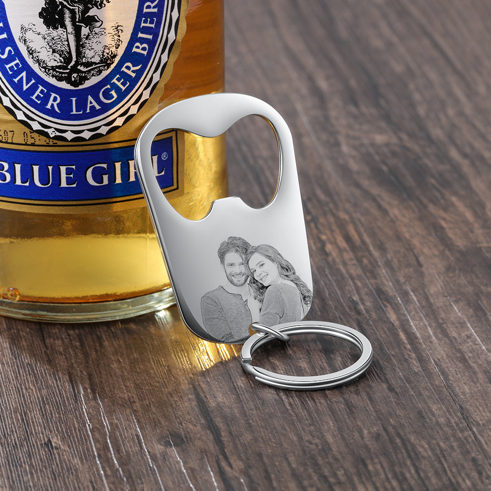 Best Personalized Stainless Steel Photo Keychain