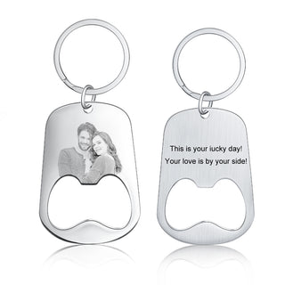 Best Personalized Stainless Steel Photo Keychain