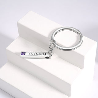 Stainless Steel Bar Keychain