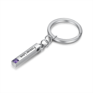 Stainless Steel Bar Keychain