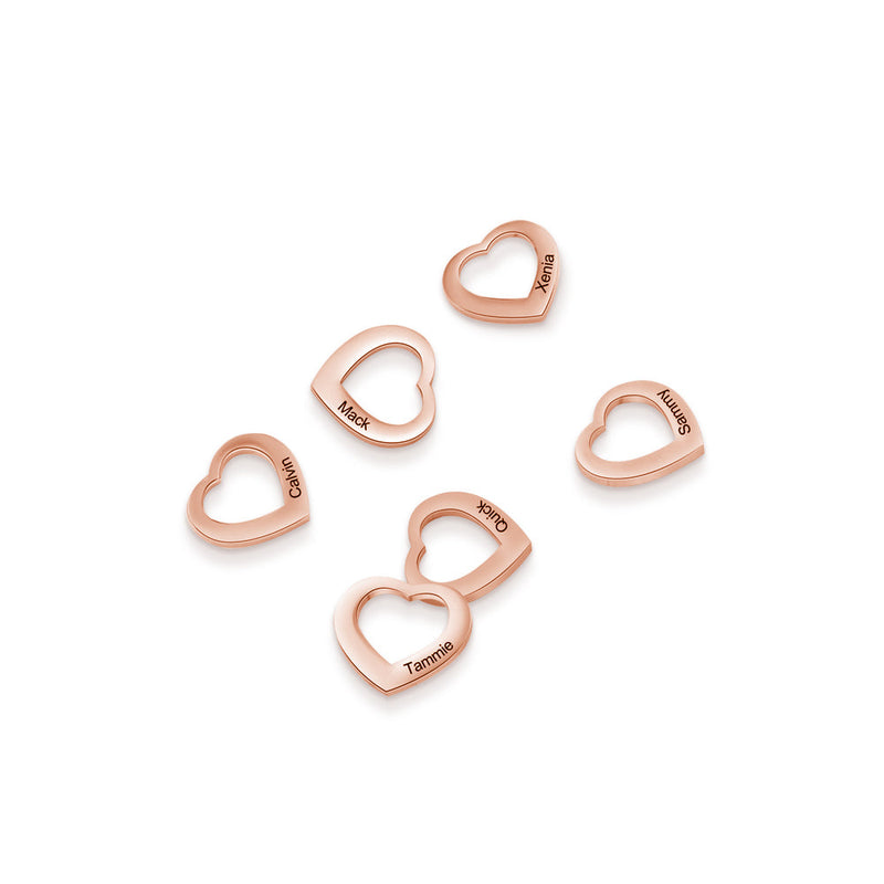 Stainless Steel Heart Charms