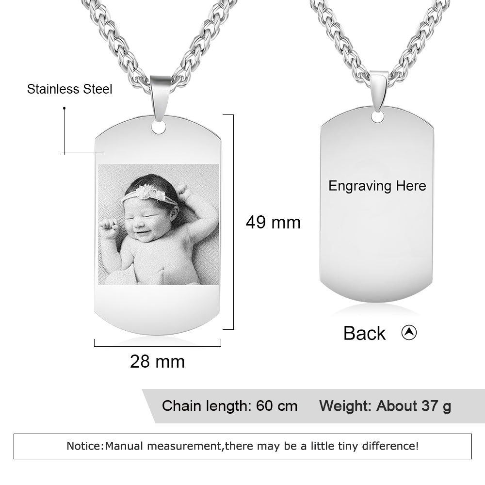 Stainless Steel Engraving Stainless Steel Necklace