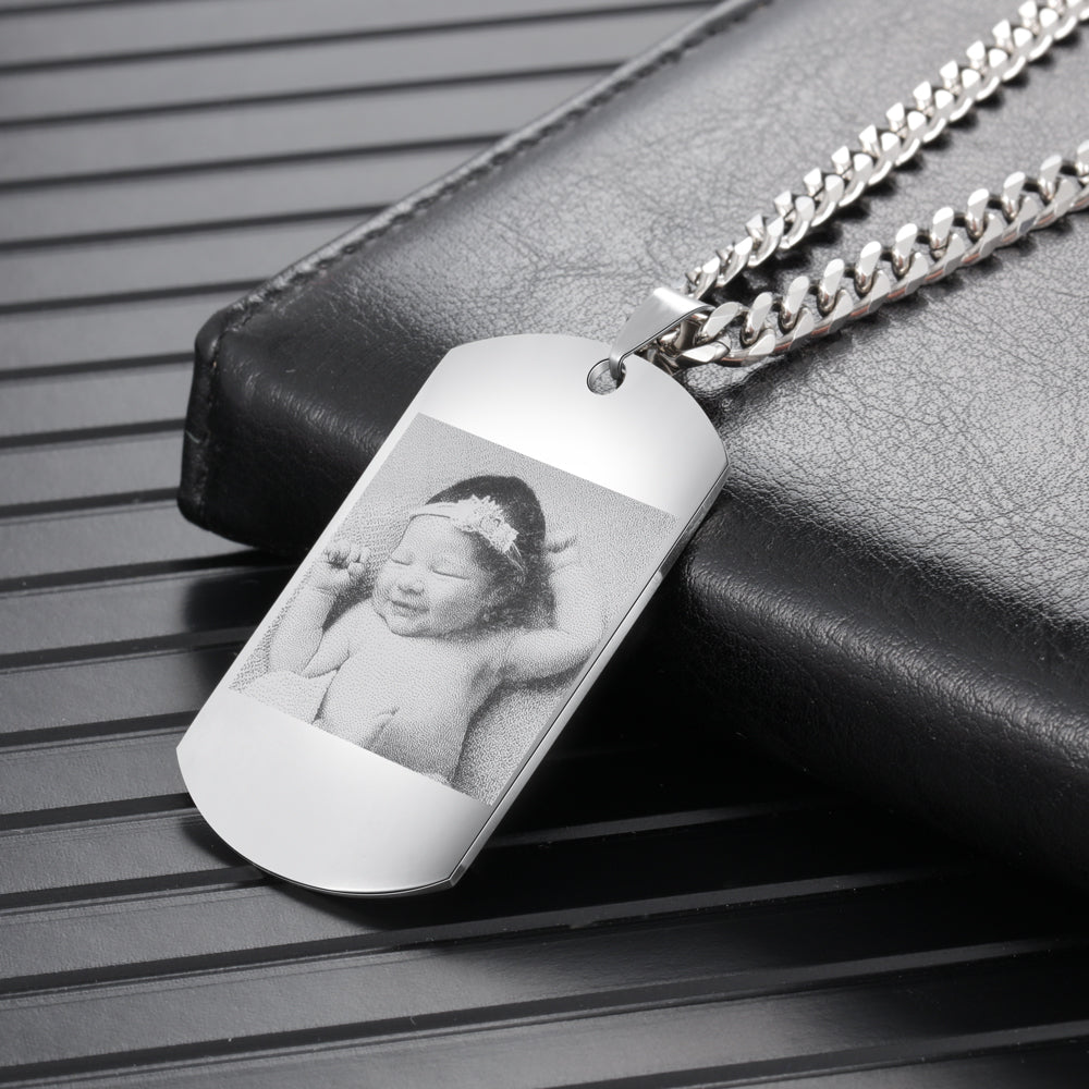 Stainless Steel Engraving Stainless Steel Necklace