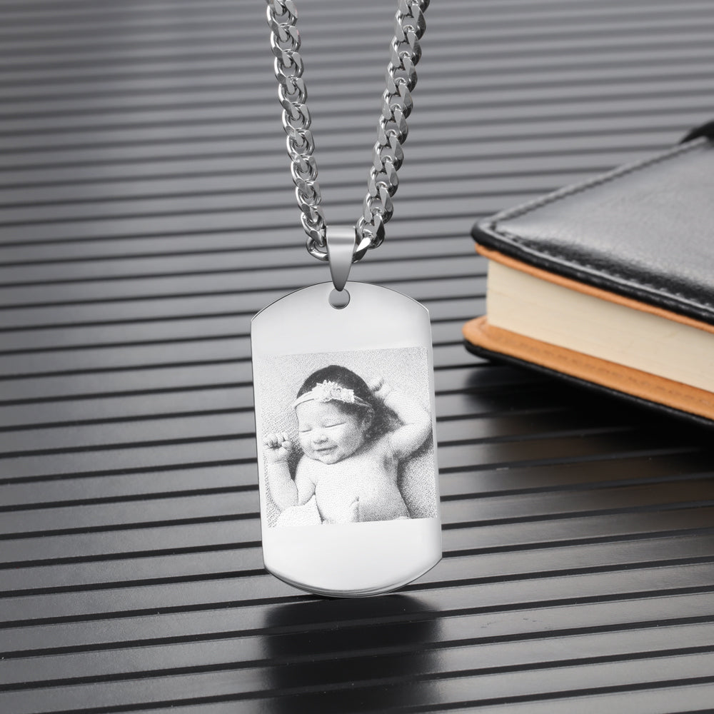 Stainless Steel Engraving Stainless Steel Necklace