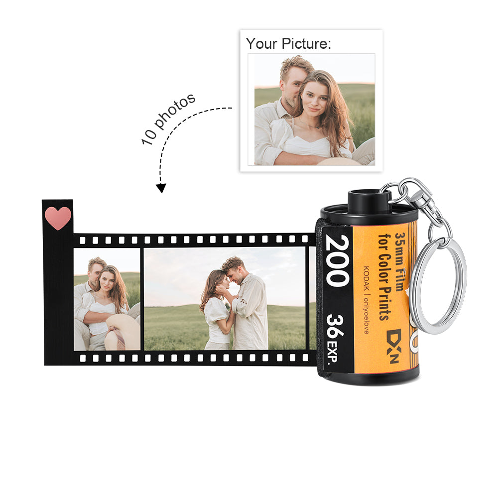 Personalized Photo Stainless Steel Keychain