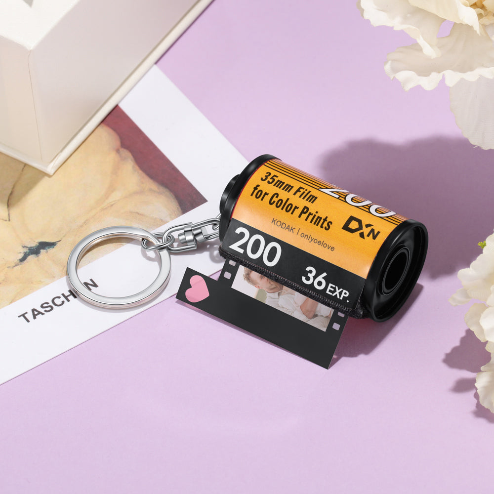 Personalized Photo Stainless Steel Keychain