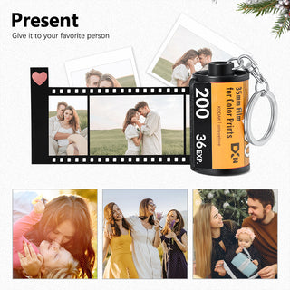 Personalized Photo Stainless Steel Keychain
