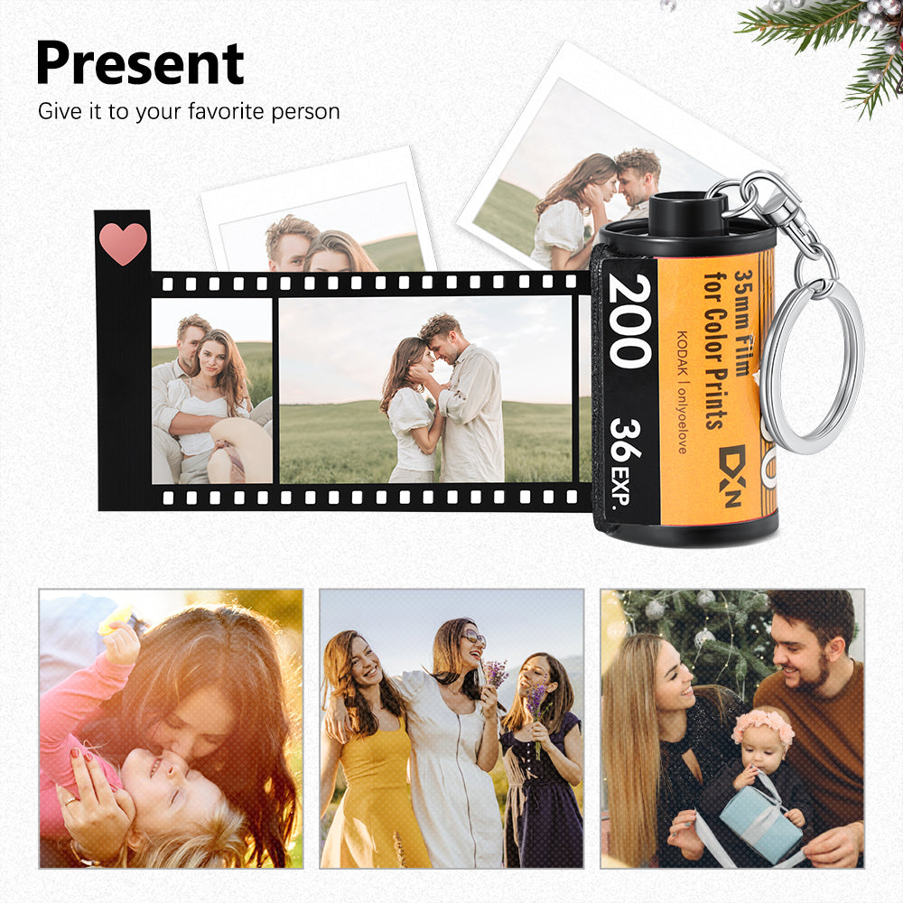 Personalized Photo Stainless Steel Keychain