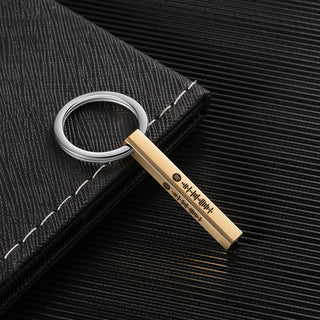 Personalized Spotify Code Customization Stainless Steel Keychain